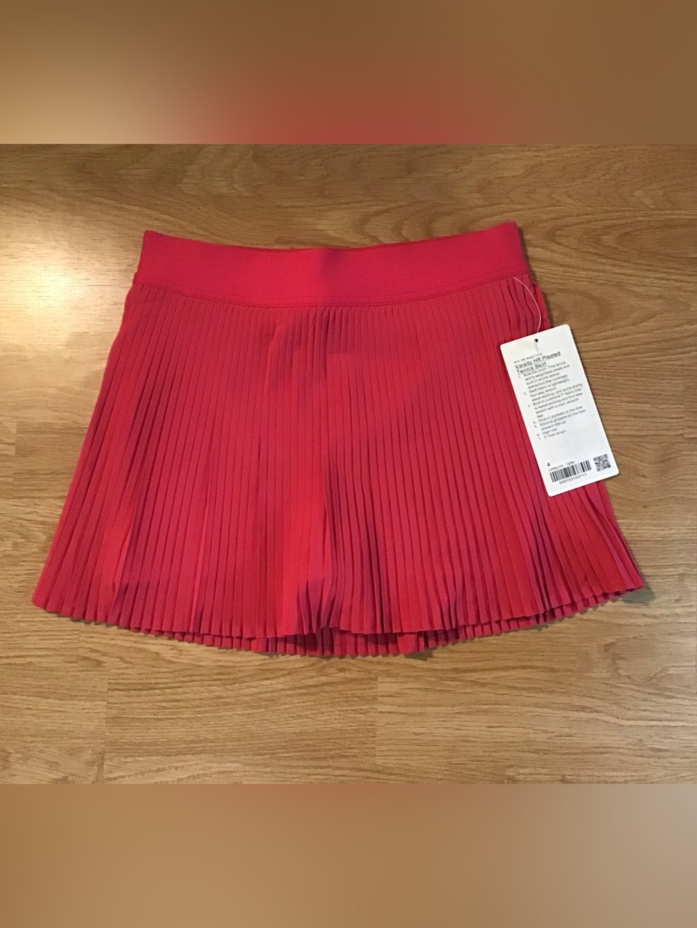 lululemon athletica Pleated Bright Pink Mini Skirt